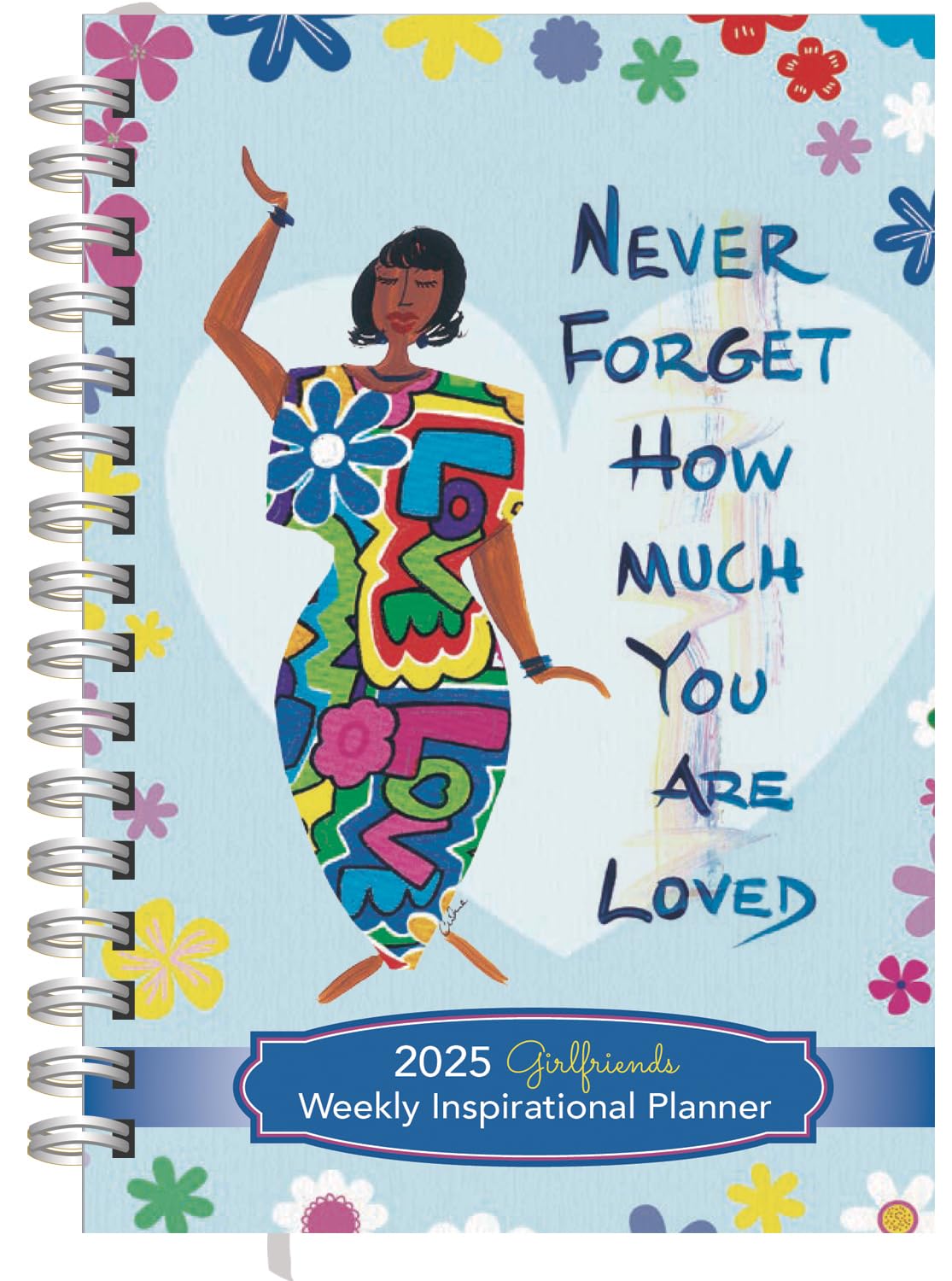 2025 African American Planner, Shades of Color: Girlfriends Inspirational Planner, Highlighting Black Culture with Beautiful Art, 5.375 x 8.375 inches