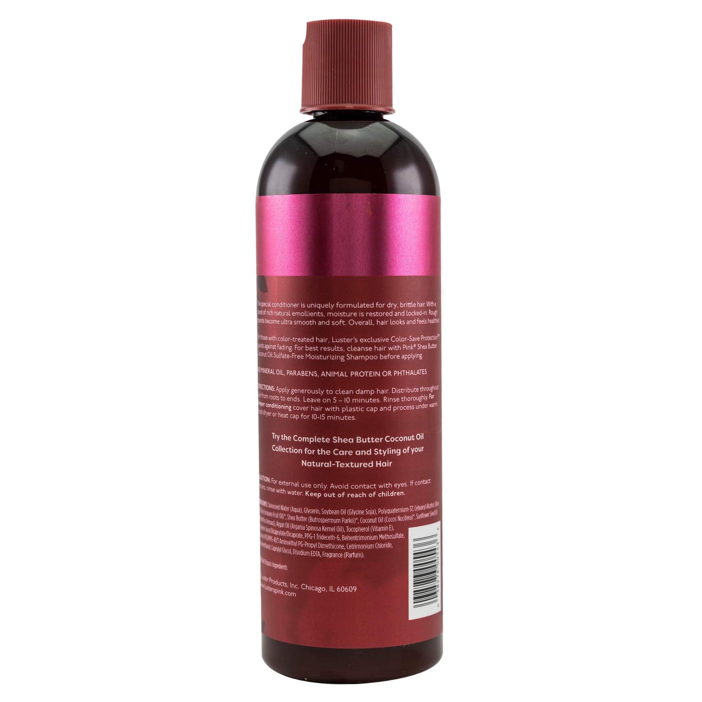 Luster's Pink Shea Butter Coconut Oil Moisturizing & Smoothing Conditioner, 12 oz