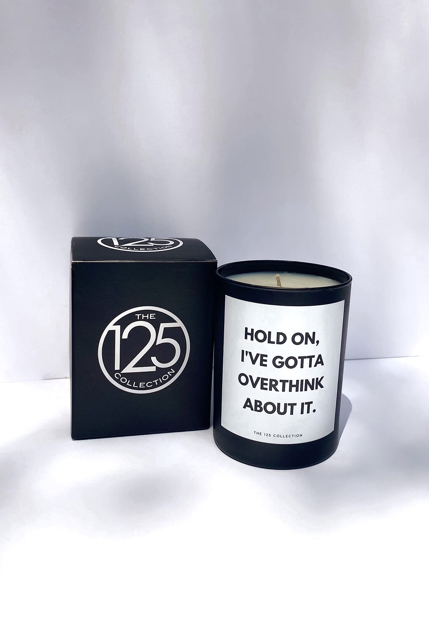 The 125 Collection | Hold On I’ve Gotta Overthink About It | Sparkling Birch | 80 Hour Long Burn | Natural Vegan Soy Wax | Luxury Scented Candles for Home (12 oz)