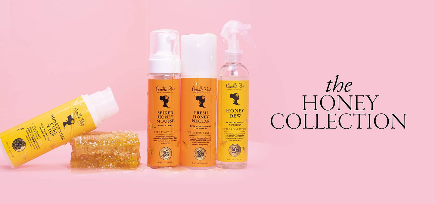 Camille Rose Fresh Honey Nectar Deep Conditioning Treatment to Hydrate, Stimulate Hair Growth and Add Shine