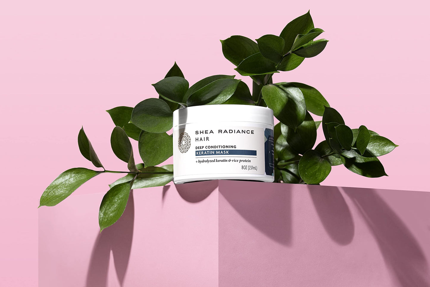 Shea Radiance Keratin Deep Conditioning Mask | Rebuild & Strengthen Hair Shaft | 8oz