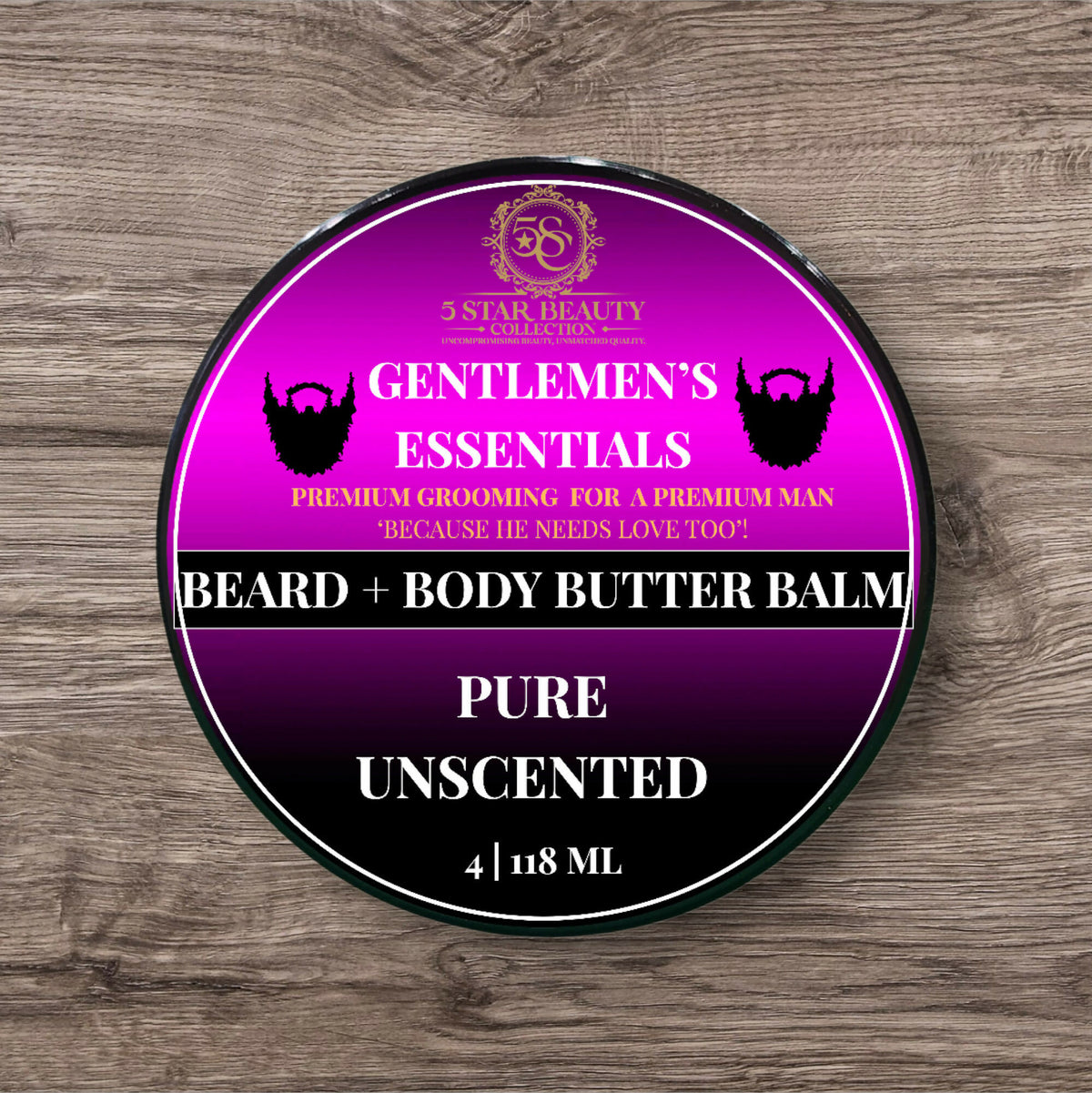Beard & Face Butter Balm Gentlemen’s Essentials Luxe – 4 oz