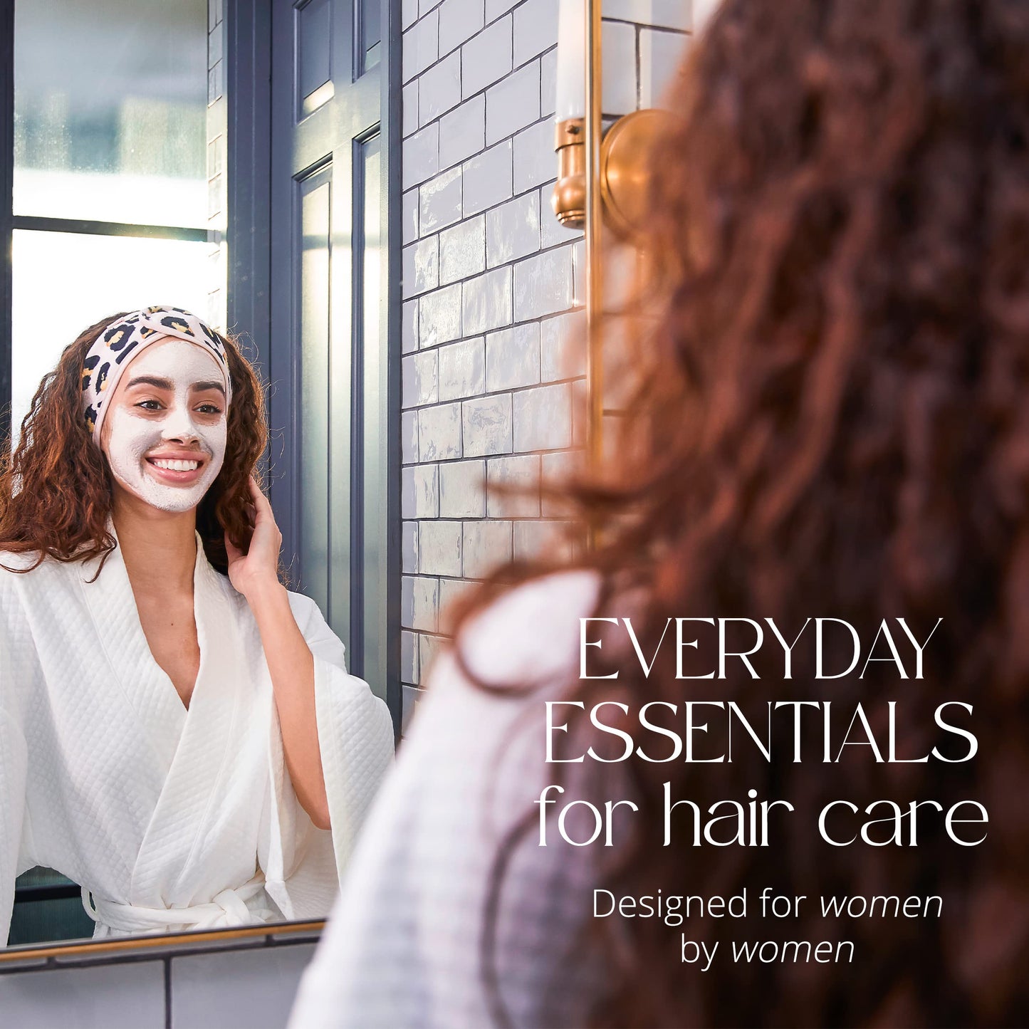 GRACE & COMPANY Spa Headband - Lightweight, Absorbent & Breathable Makeup Headband. Performance Micro-Cotton Headband For Washing Face, Facials, Applying Make-up & Skincare - Casablanca