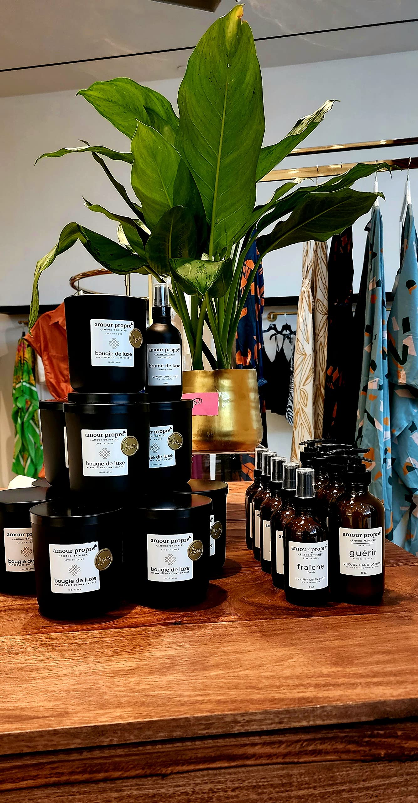 bougie de luxe Handpoured Luxury Soy Candle 12oz