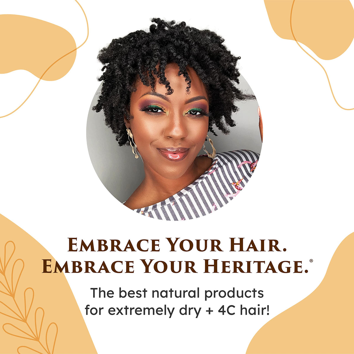 Qhemet Biologics Aethiopika Hydrate & Twist Butter - Frizz-Free Styling Butter Adds Flexible Definition to High & Low Porosity Hair - Smooth Edges, Soften & Flatten Locs, Twists & Braids (4.7 oz)