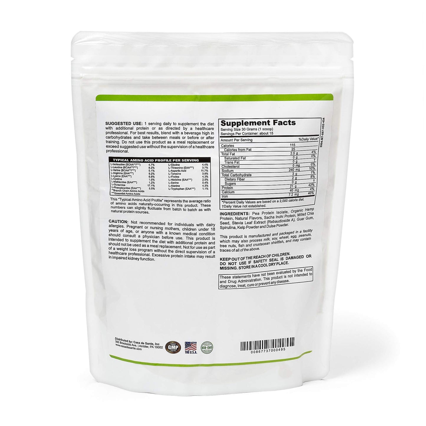 Low FODMAP Certified Elemental Vegan Protein Powder IBS & SIBO Gut Friendly Gluten Dairy Soy Sugar & Grain Free Keto Paleo Low Carb All Natural No Seed Oil + Superfoods Spirulina Dulse & Kelp, Vanilla