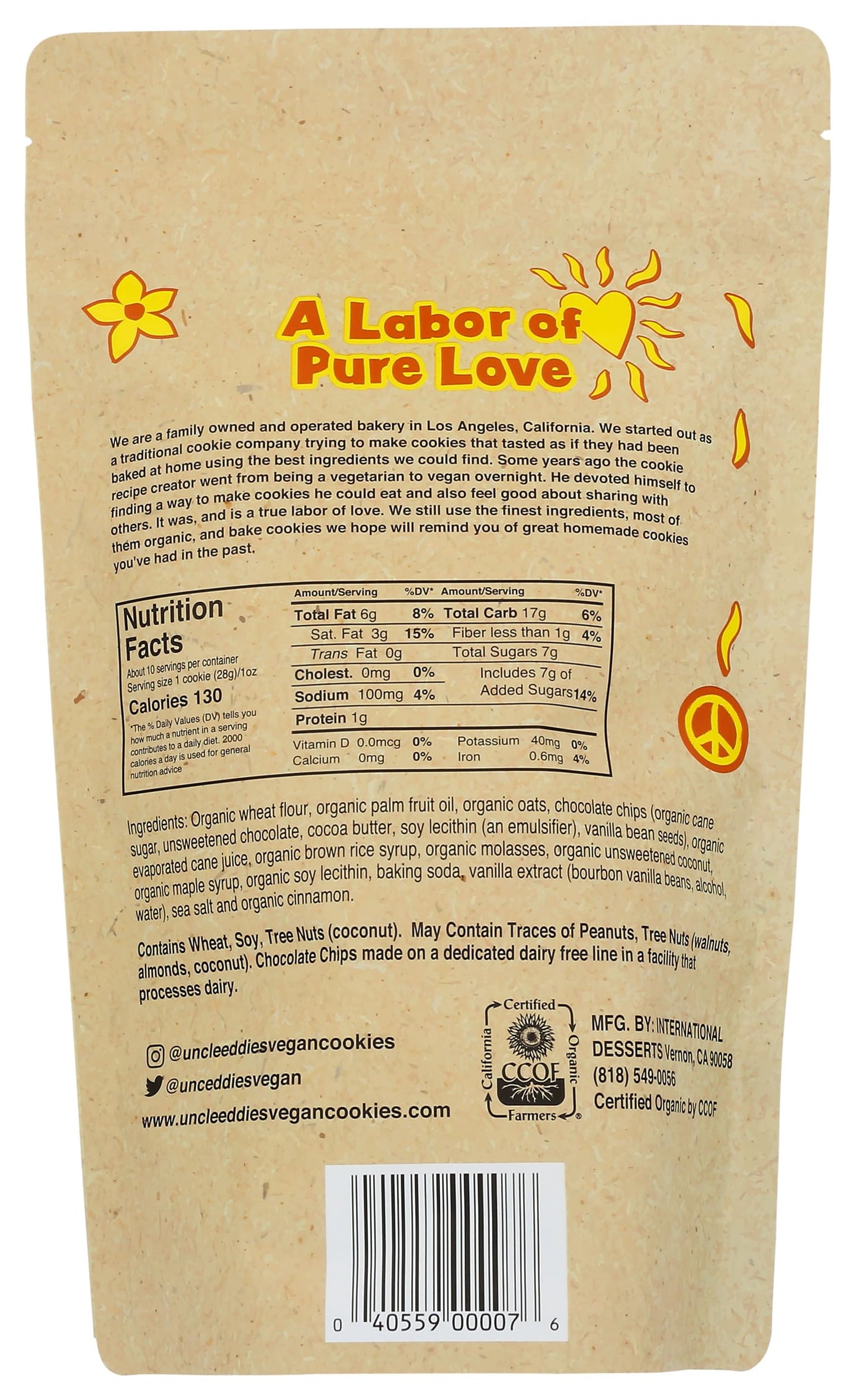 COOKIES OATMEAL CHOC CHIP