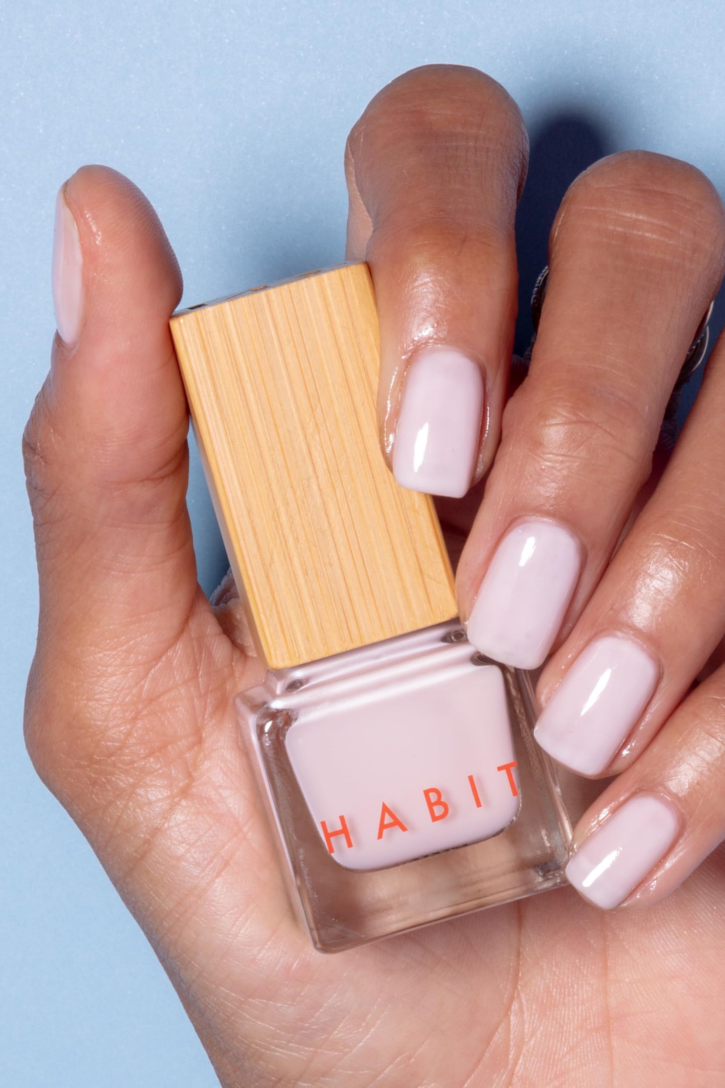 Habit Cosmetics | Vegan, Toxin-Free & Sustainably Packaged Nail Polish - Pink - 0.3oz (Rich B)