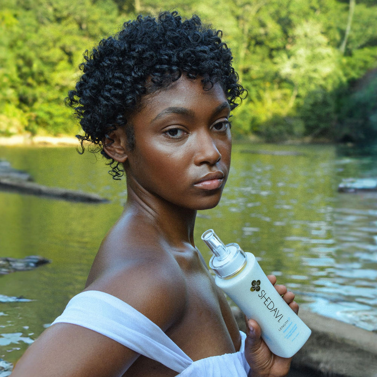 Shedavi Length₂O™ Aquaholic™ 5-in-1 Moisture Conditioner Dry Damaged Hair - Detangling Leave in Conditioner for Women Soften and Moisturize Hair Growth Free from Parabens