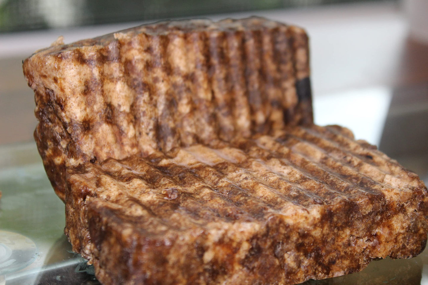 3CayG African Black Soap Facial and Body Cleanser, Deep Cleansing Soap Bar, Great for DIY Liquid Black Soap