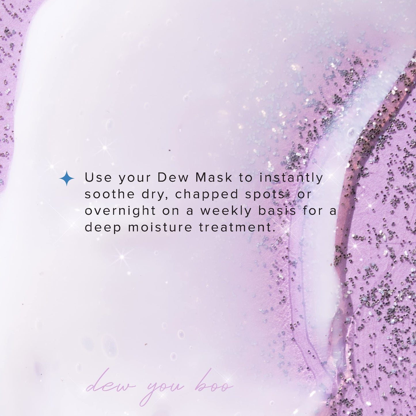 Hyaluronic Acid Dew Mask - Multi-purpose hydrating facial mask, overnight moisture sleeping pack and face spot treatment for dry skin mask treatment 1.76oz (1 pack)