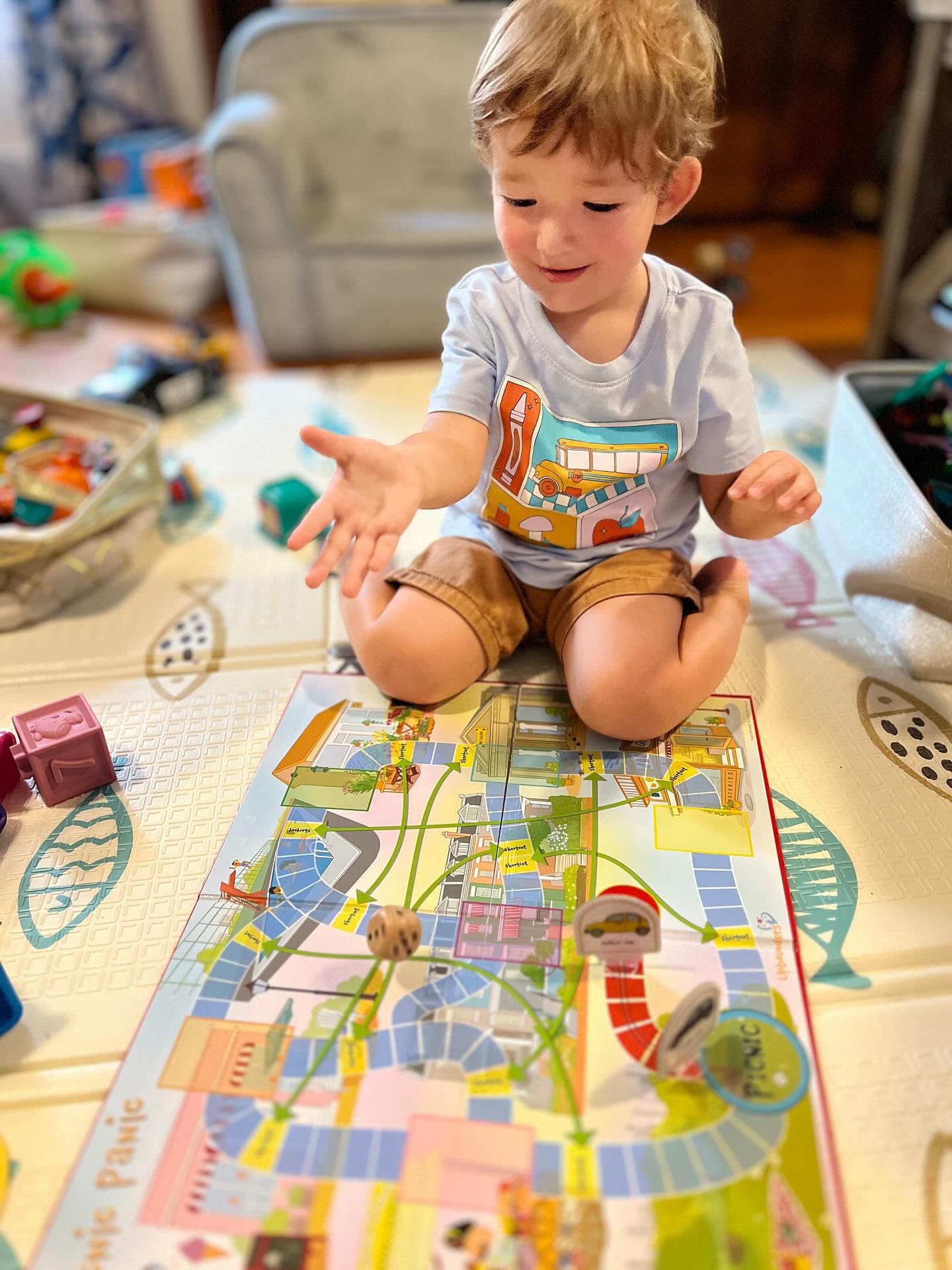 Upbounders: Picnic Panic Board Game for Kids 4-6, Super Easy to Learn Cooperative Game About a Fun Cookout for Preschool Boys Girls (Eco-Friendly)