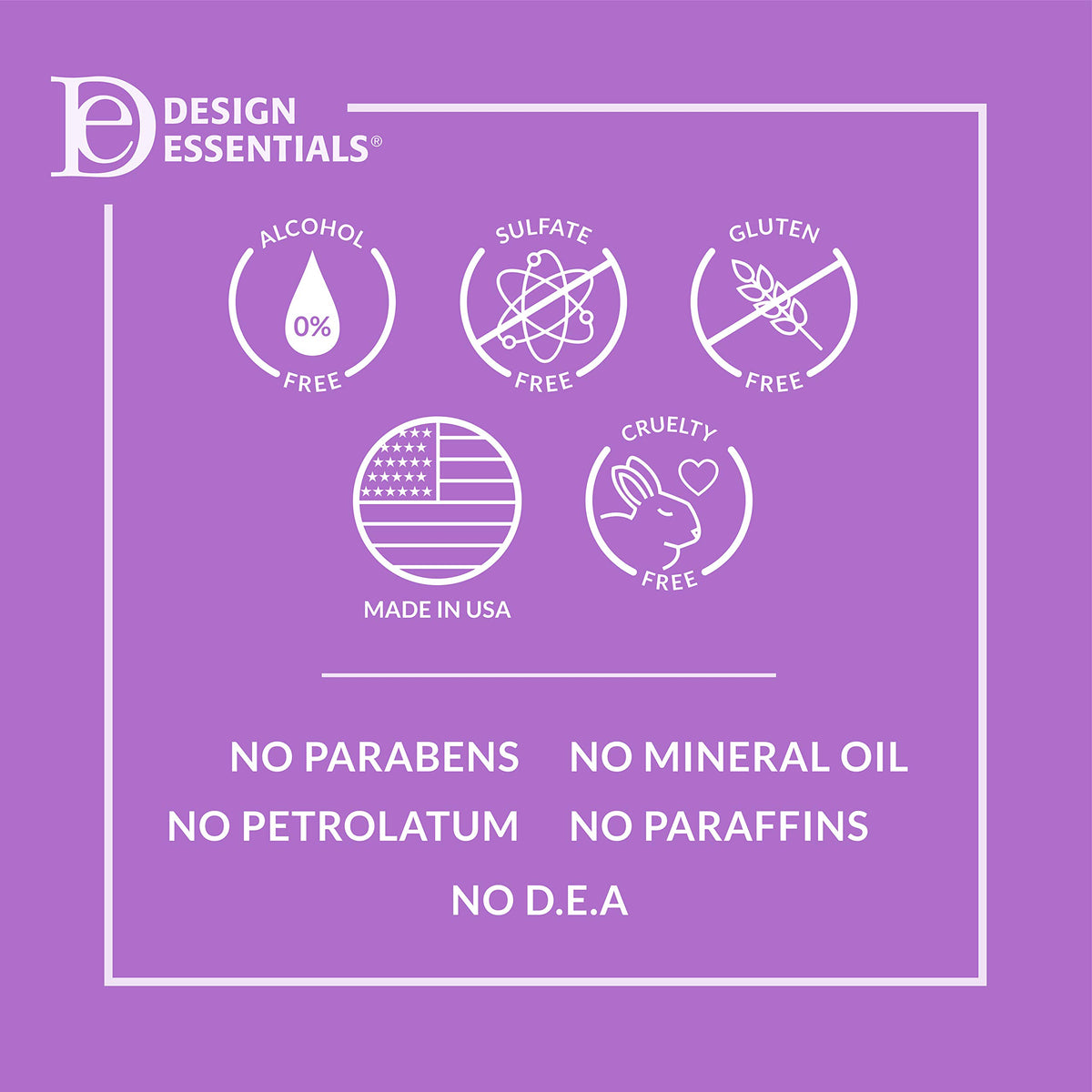 Design Essentials Agave & Lavender Moisturizing Blow-Dry & Styling Primer, 8 Ounce