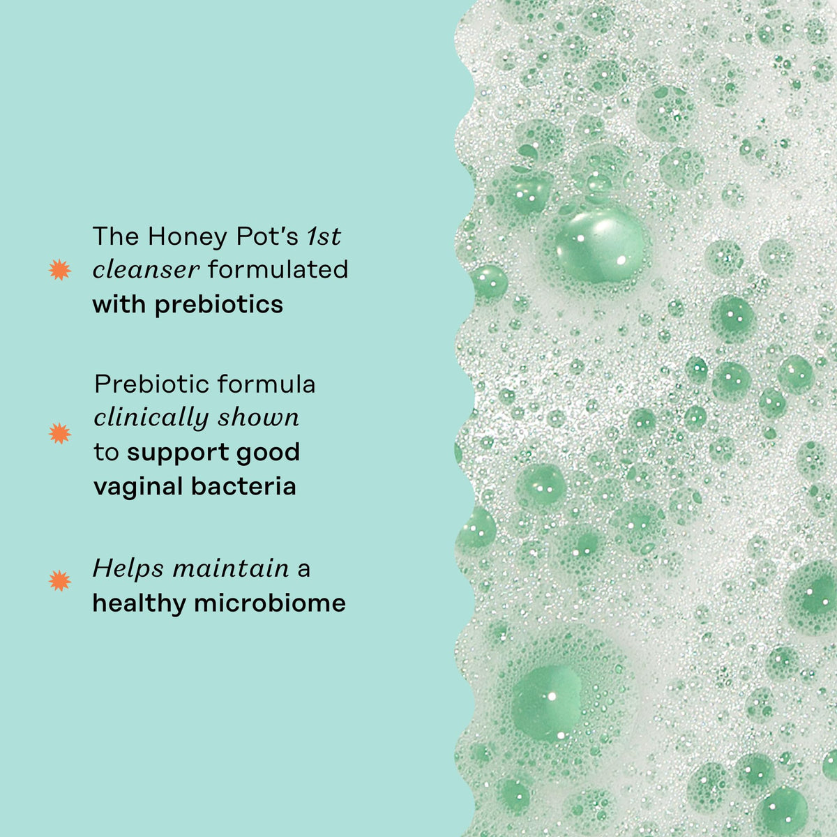 The Honey Pot Company - Prebiotic Feminine Wash - Herbal Infused Feminine Hygiene Wash for Sensitive Skin Types - PH Balanced Plant Based Wash Free from Parabens and Sulfates - 5.51 Fl Oz