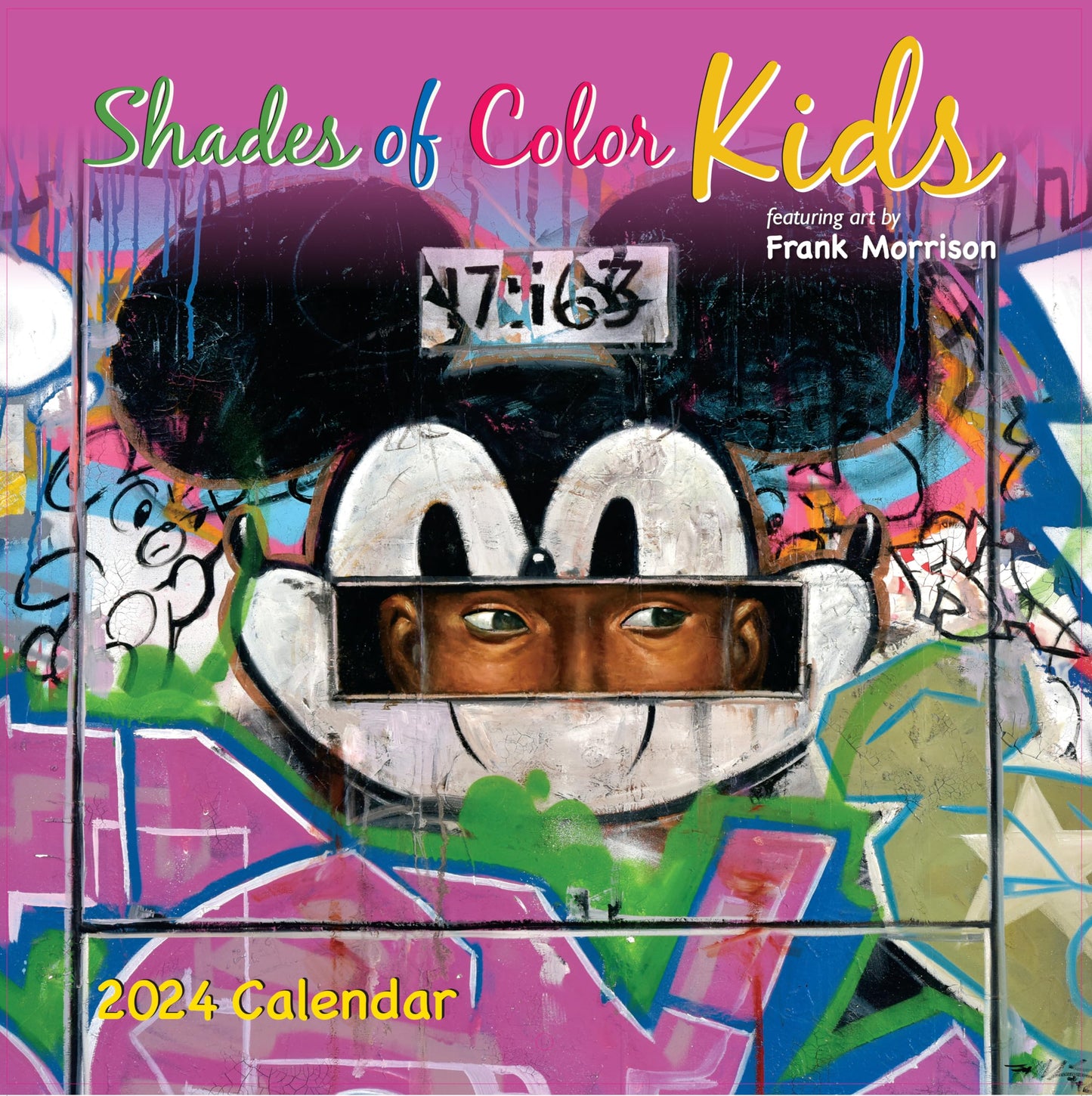 2024 African American Monthly Wall Calendar, Shades of Color: Kids, Highlighting Black Culture Through Beautiful Art, 12 by 12 Inches (24SK)