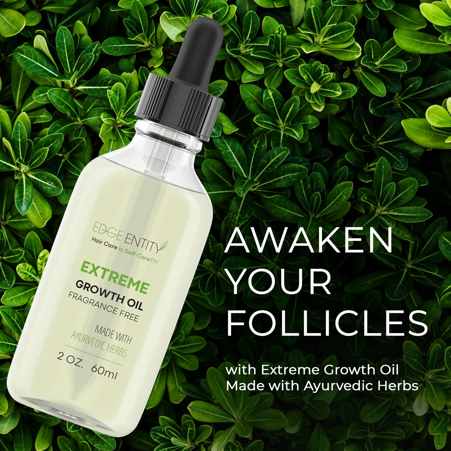 Edge Entity Extreme Growth Oil Fragrance Free 2 oz