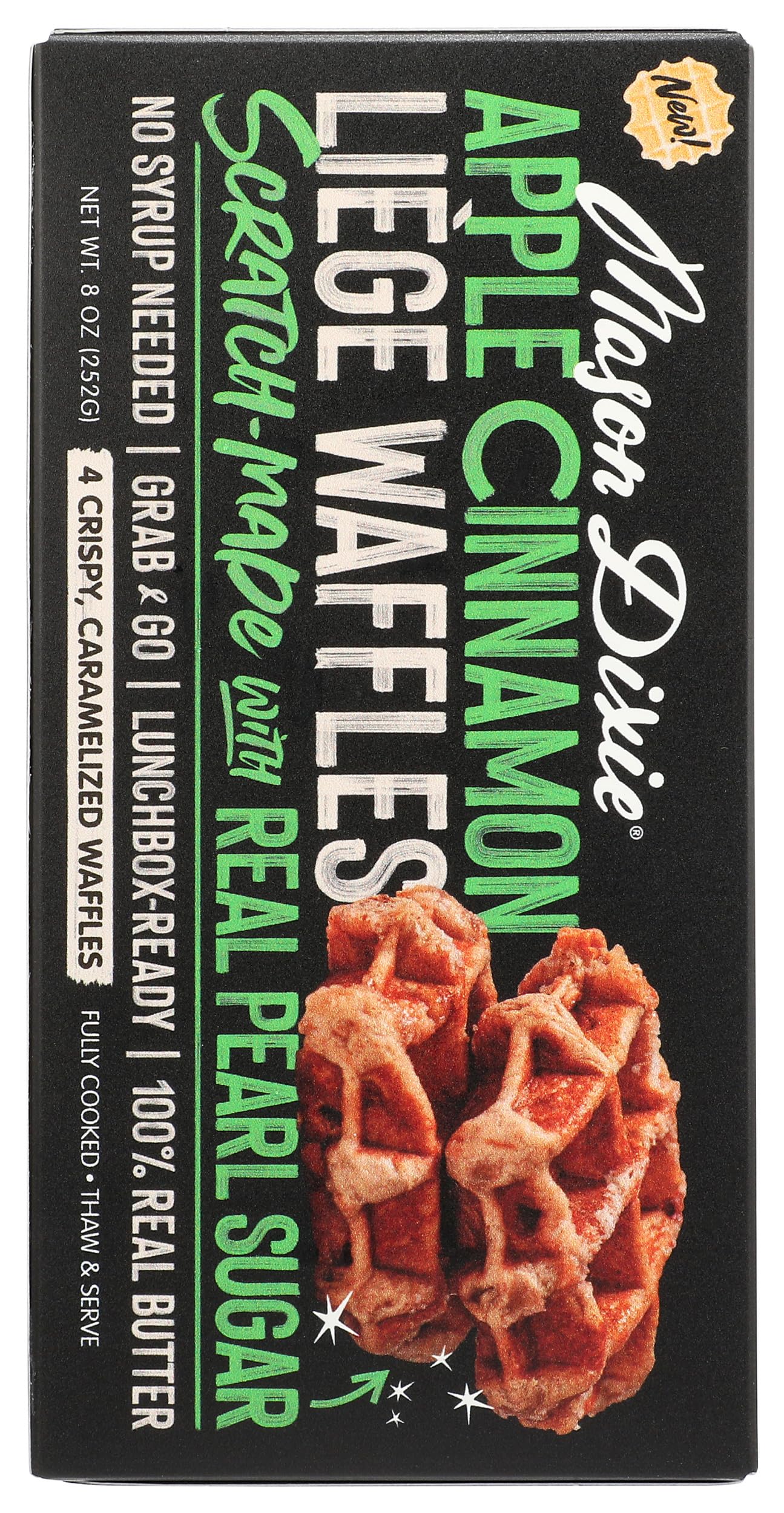 MASON DIXIE BISCUIT CO Apple Cinnamon Liege Waffles, 8 OZ