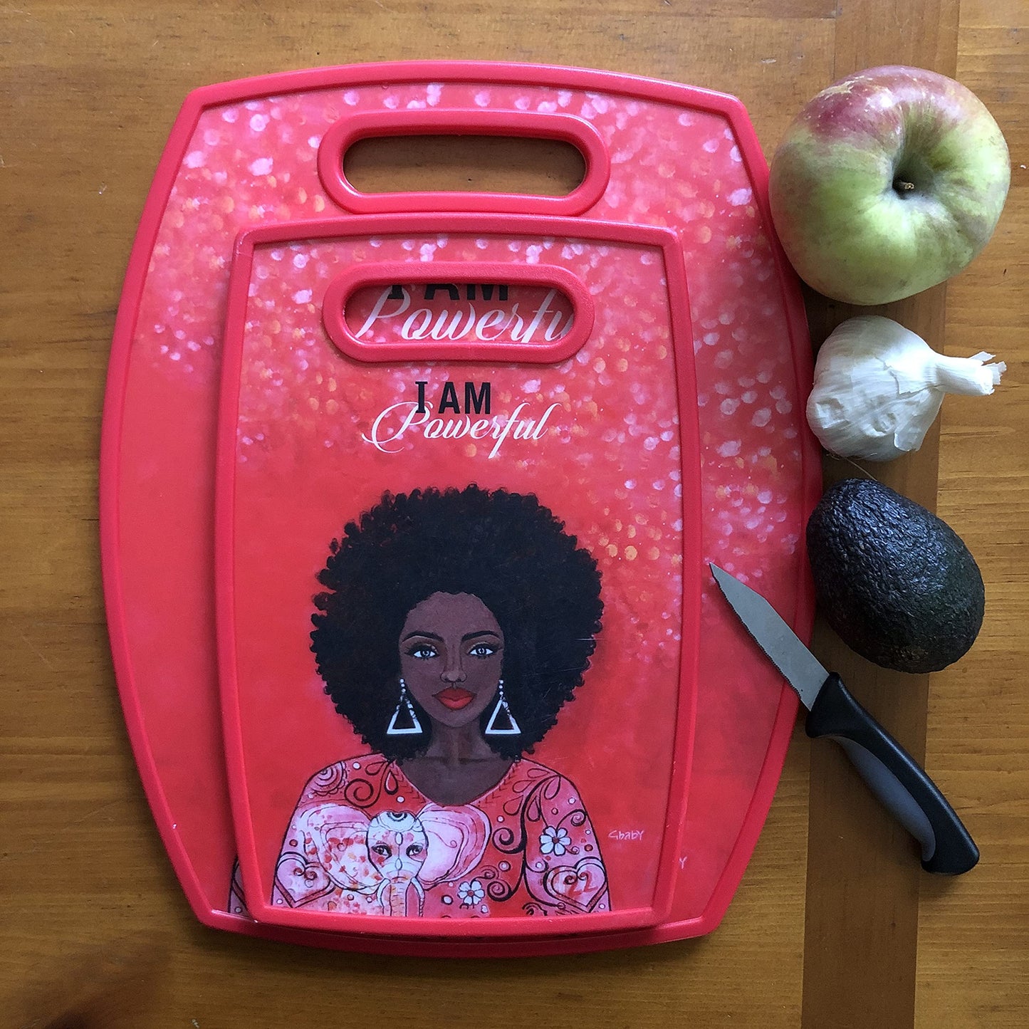 I Am Powerful Cutting Board Set (CBS161)