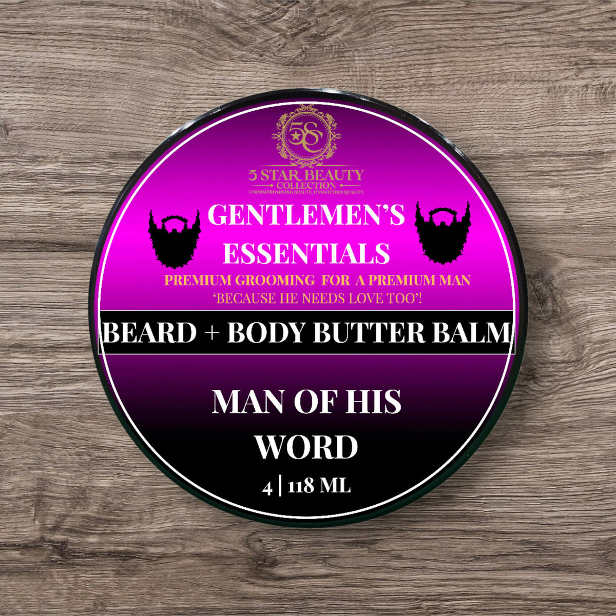 Beard & Face Butter Balm Gentlemen’s Essentials Luxe – 4 oz