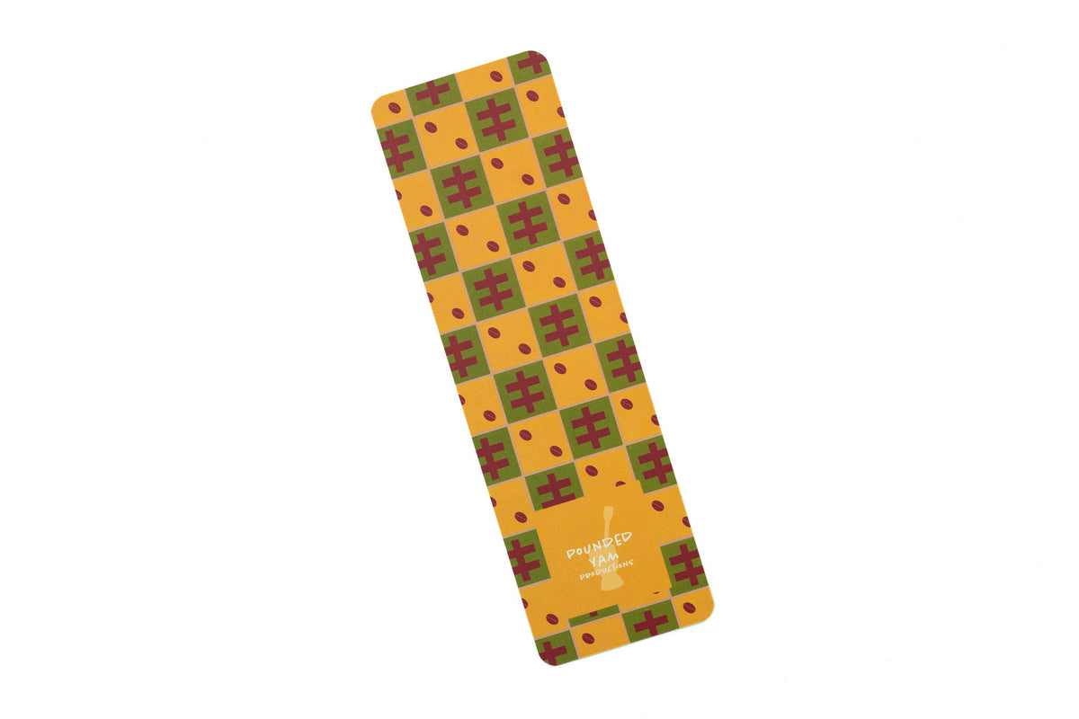 African Print Ankara Bookmark - Cowries