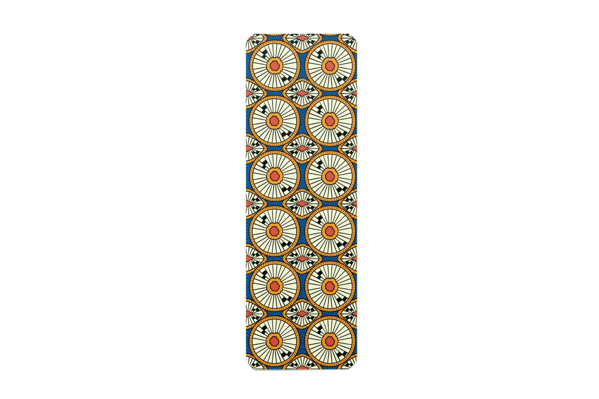 African Print Ankara Bookmark - Circles