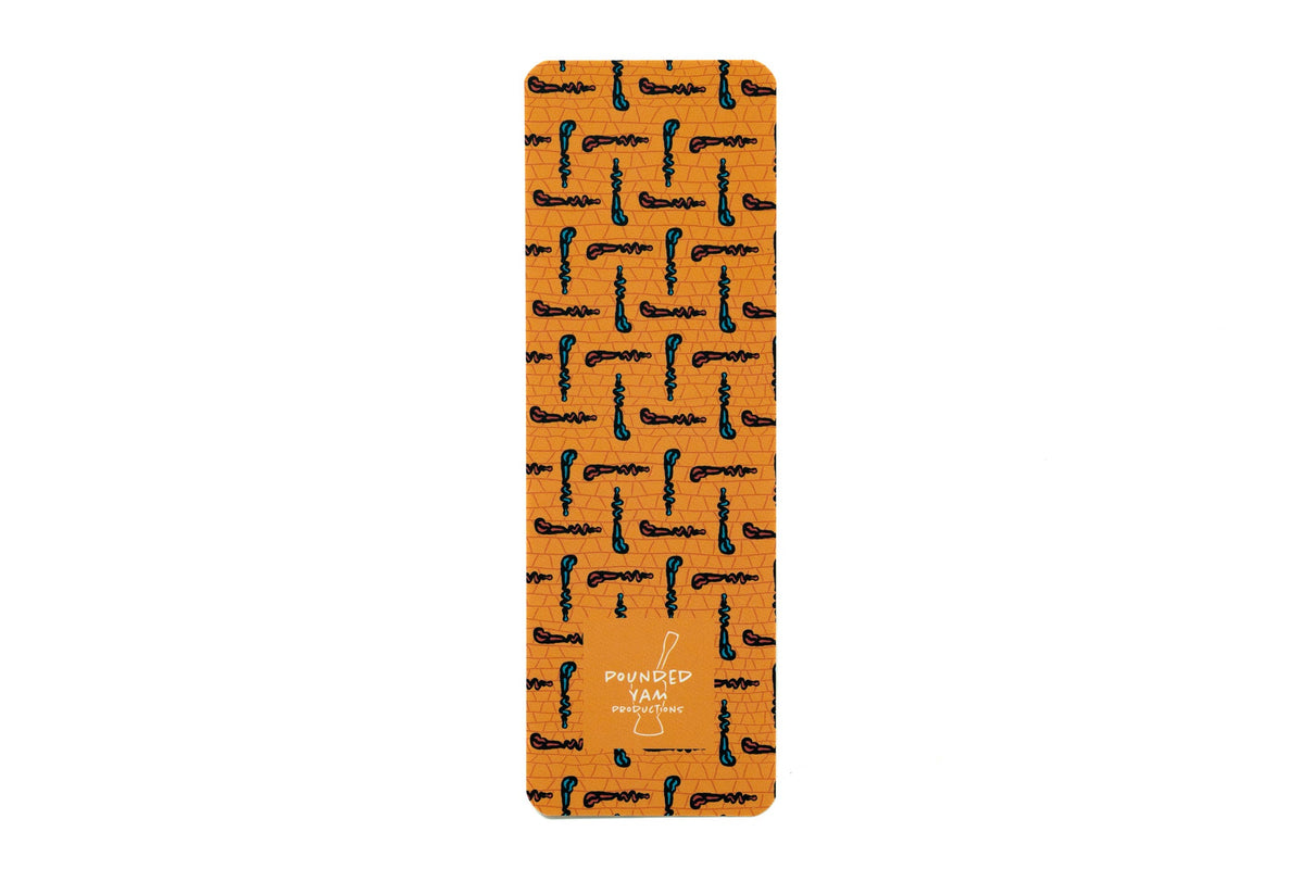African Print Ankara Bookmark - Walking Sticks