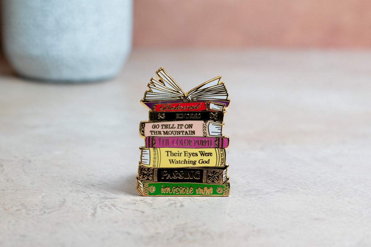 Black Literary Classics Enamel Pin
