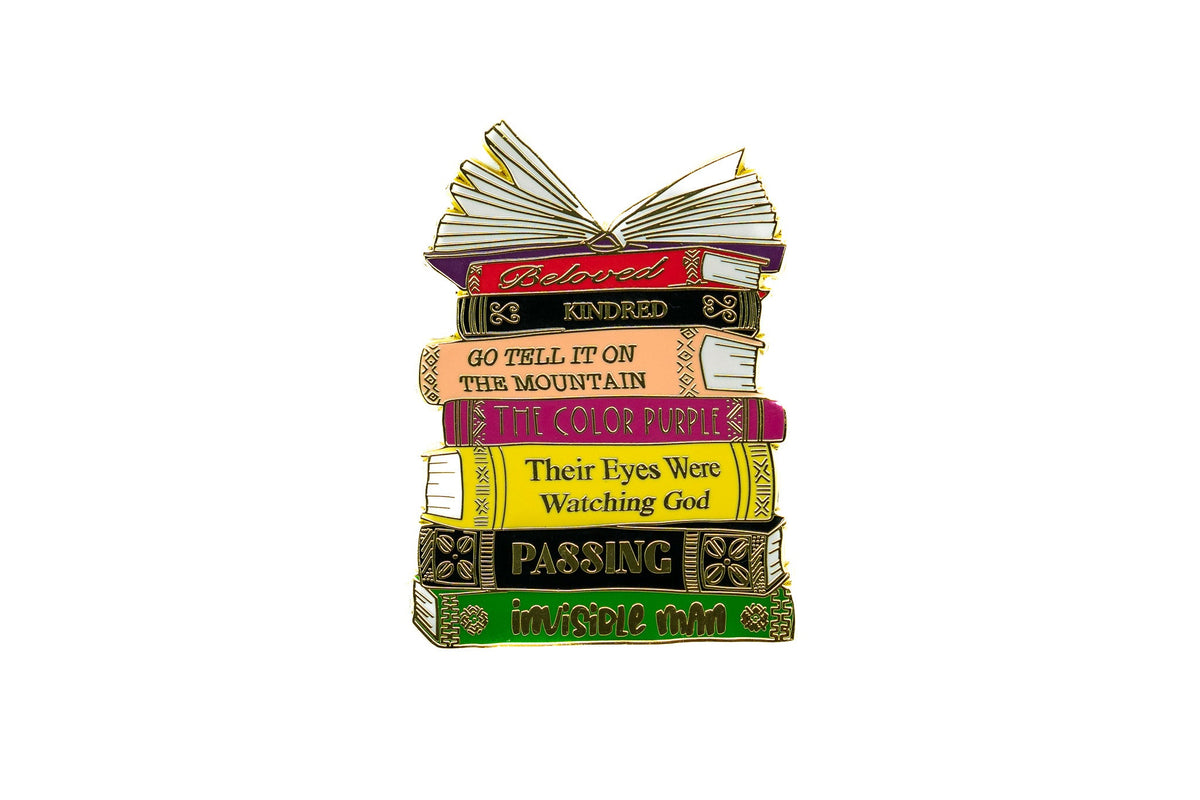 Black Literary Classics Enamel Pin