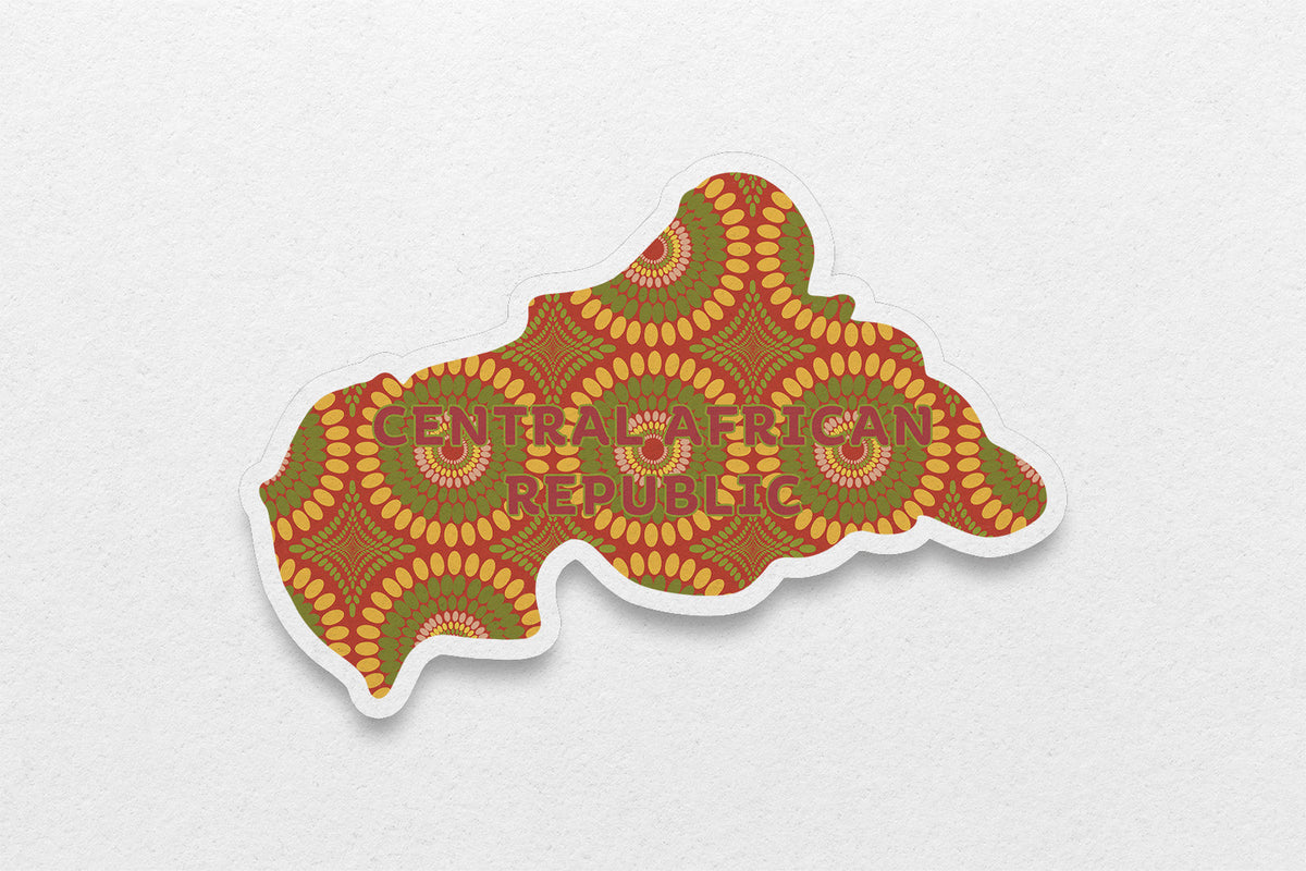 Central African Republic Sticker (Central Africa)