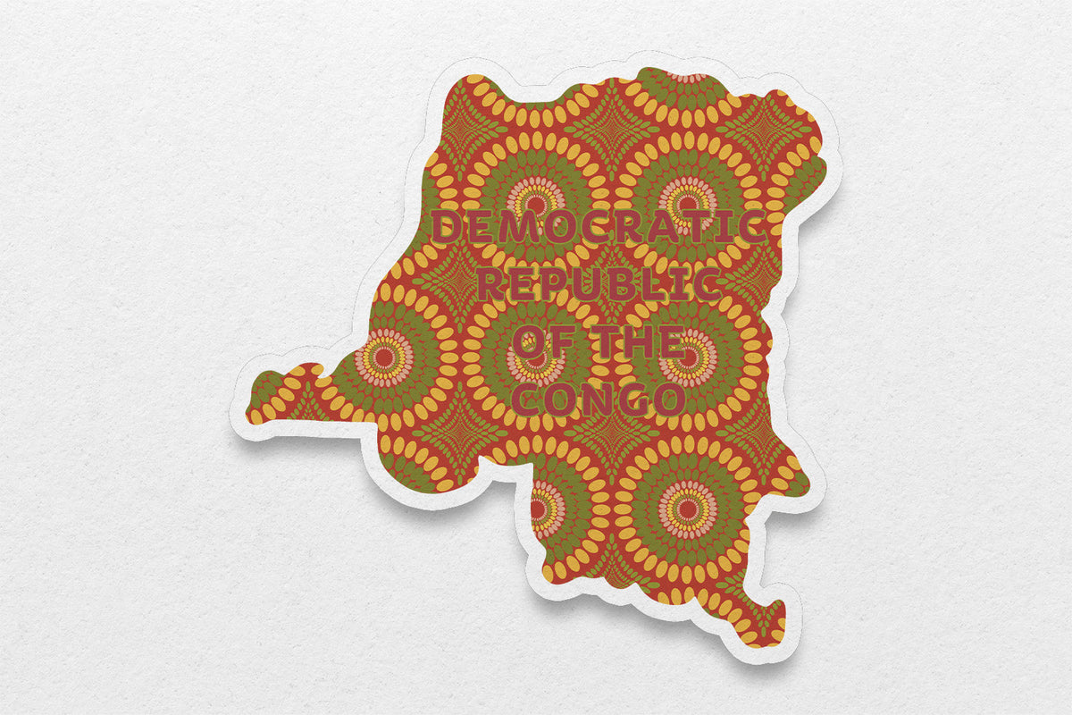 Democratic Republic of the Congo Sticker (Central Africa)
