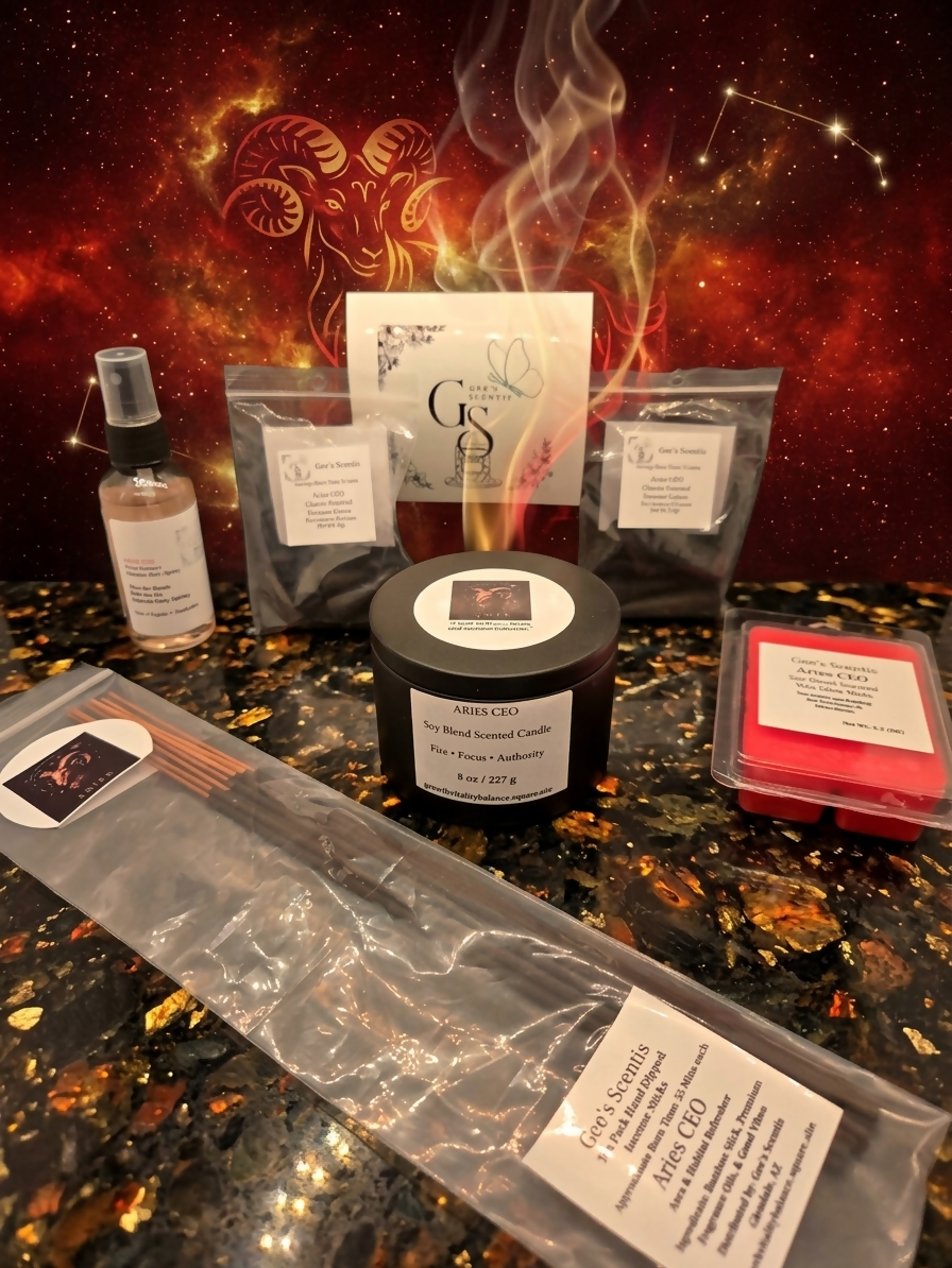 Aries CEO Glow Home Fragrance Bundle