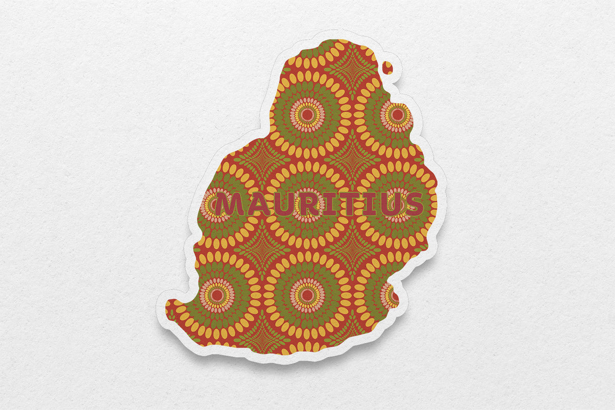 Mauritius Sticker (East Africa)