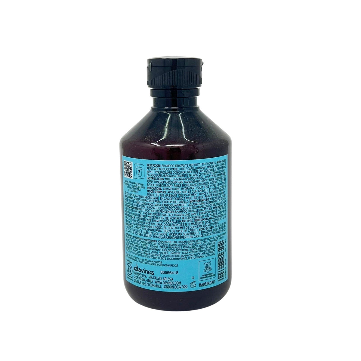 Davines Natural Tech Well Being Shampoo for Hydrating 8.45 oz