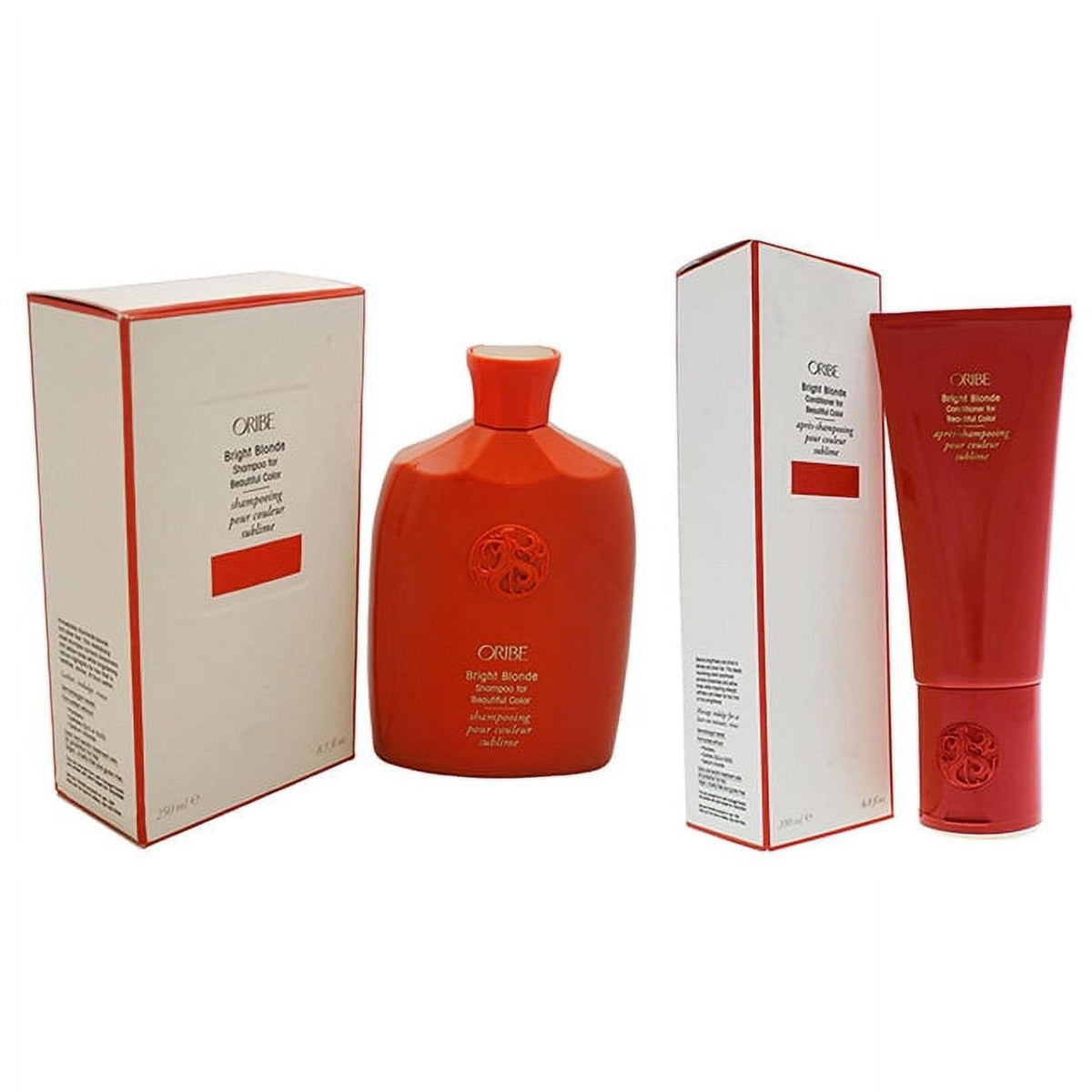 Oribe Bright Blonde Shampoo 8.5 oz and Conditioner 6,7 oz for Beautiful Color
