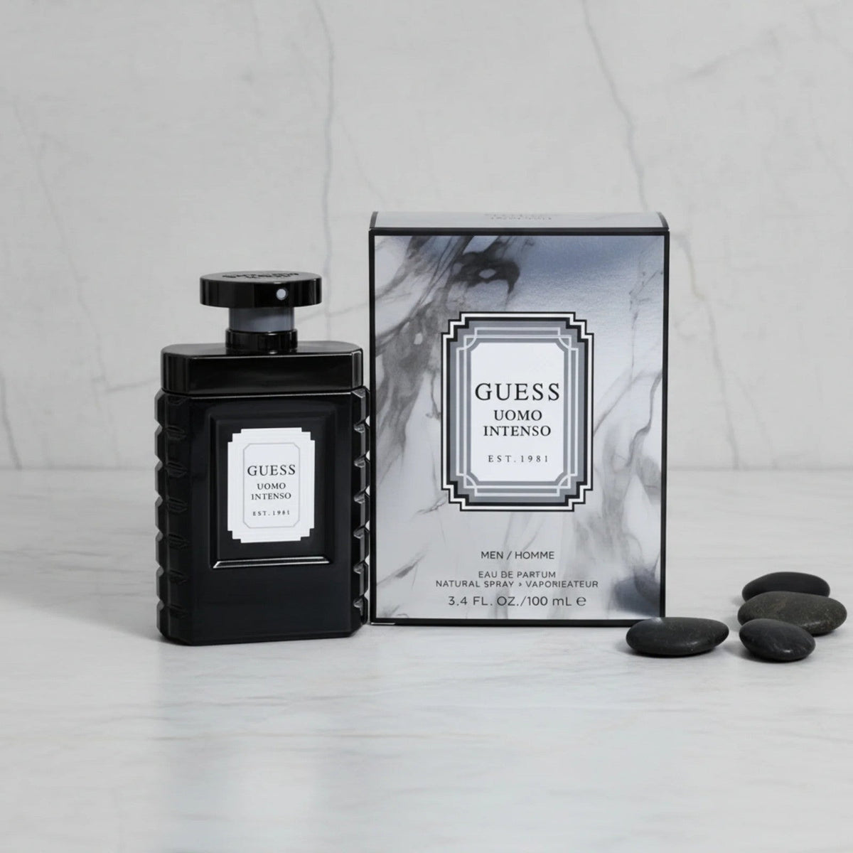 Guess Uomo Intenso Eau de Parfum Spray for Men 3.4 oz (New in Box)