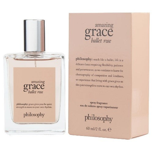 Amazing Grace Ballet Rose by Philosophy 2 oz EDT Perfume for Women New In Box
