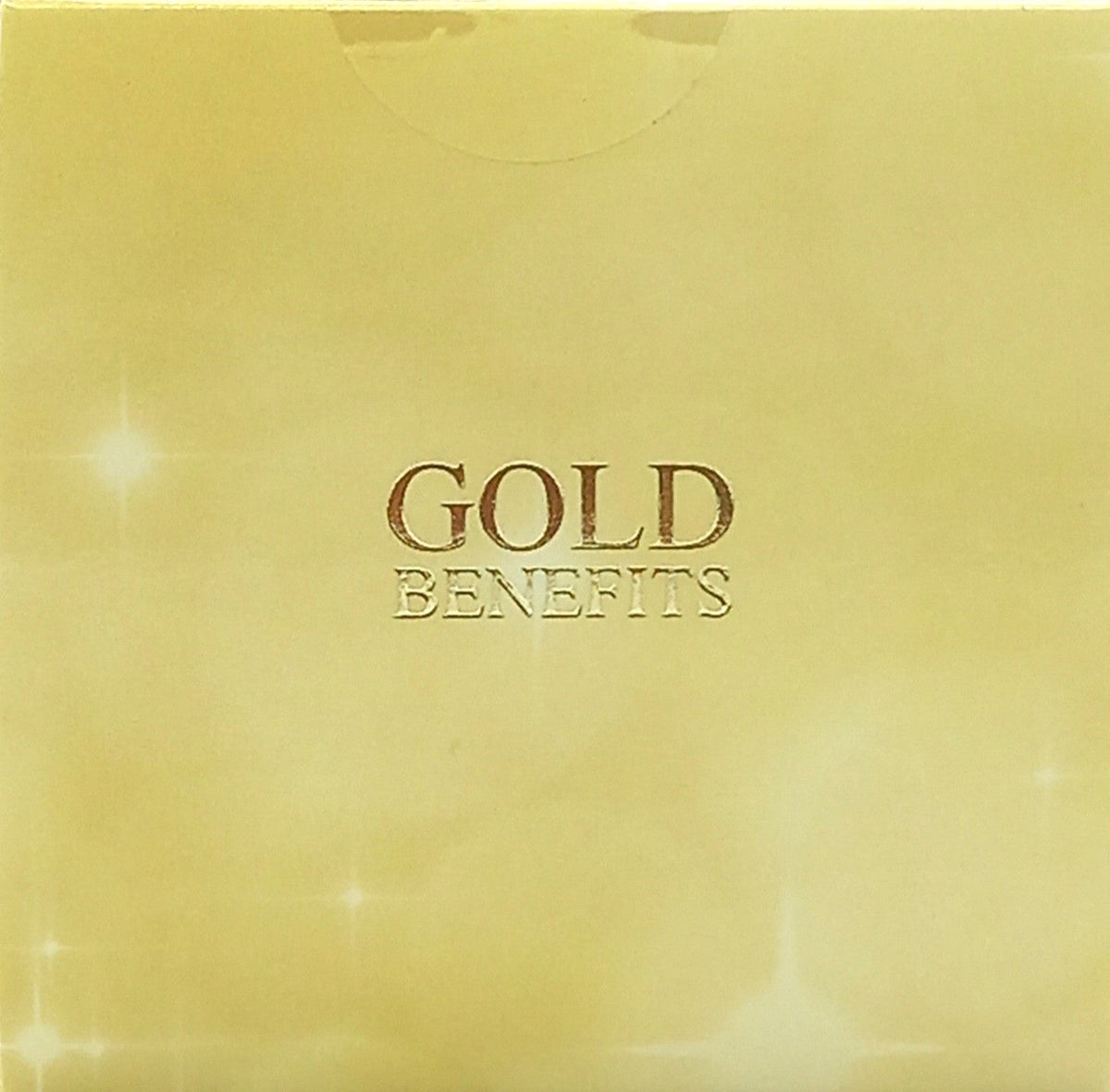 GOLD BENEFITS COTTON EXTRACT&HYALURONIC ACID GOLD LIFTING MASK 1.69 Oz / 50 ml