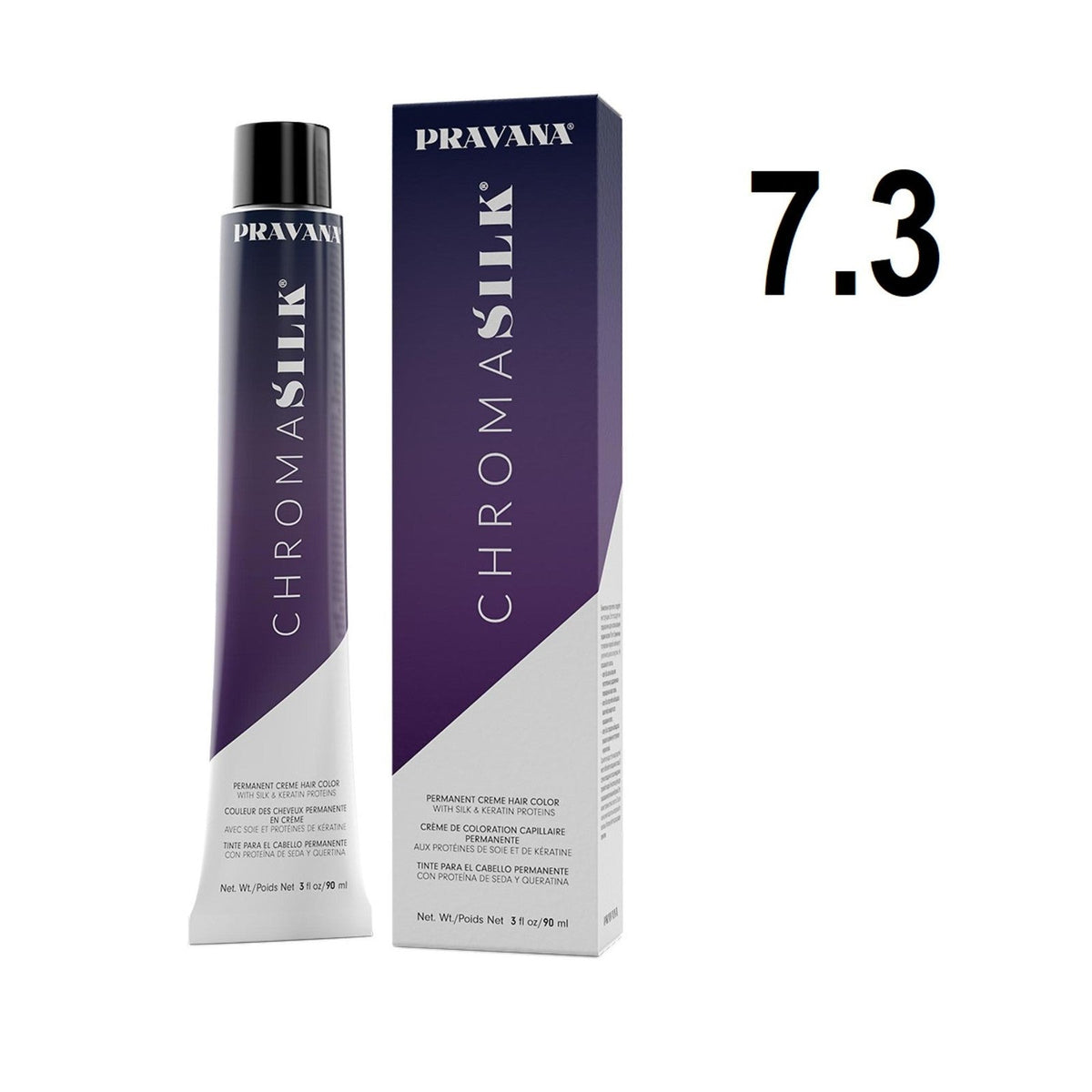 Pravana ChromaSilk - 7.3 Golden Blonde 3 oz