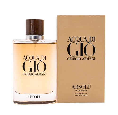 Acqua Di Gio Absolu by Giorgio Armani 4.2 oz EDP Cologne for Men New In Box