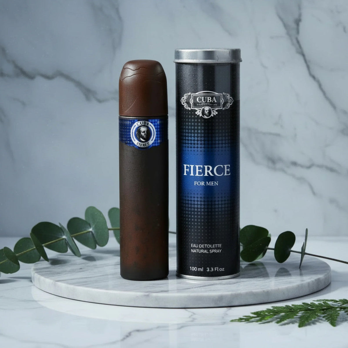 Cuba Fierce Eau de Toilette Spray for Men, 3.3 fl oz (100 ml) by Cuba