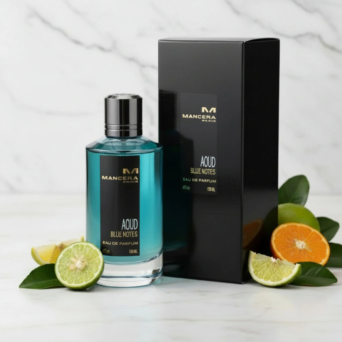 Mancera Aoud Blue Notes EDP Unisex Spray 4 oz 120ml, Made In France