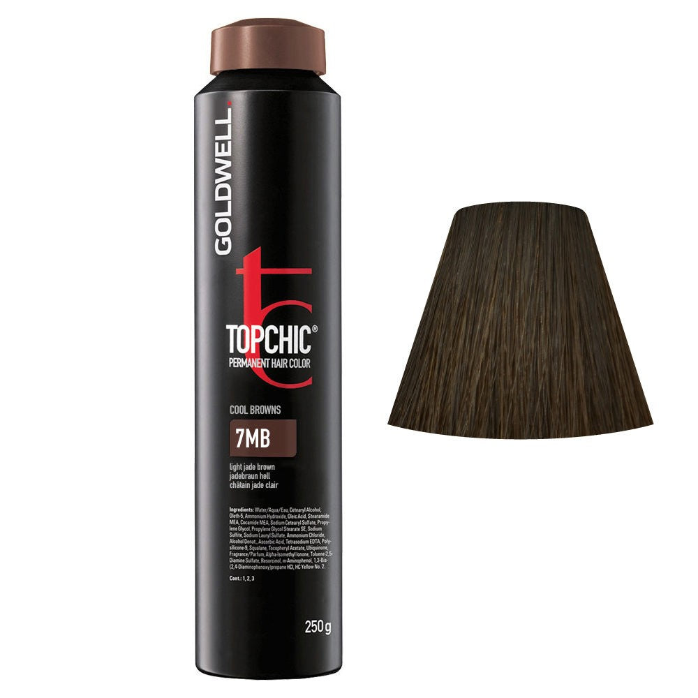 Goldwell Topchic Hair Color (Can) 7MB Light Jade Brown 8.6 oz