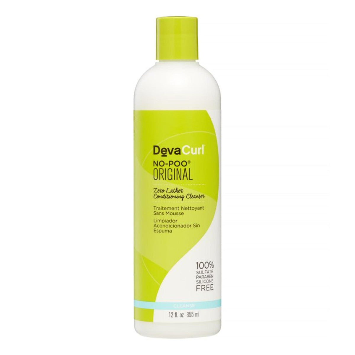 Deva Curl No Poo Zero Lather Conditioning Cleanser 12 oz
