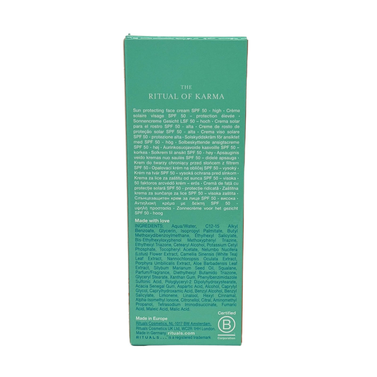 The Ritual The Ritual Invisible Sun Protection Face Cream SPF 50+ 1.6 oz