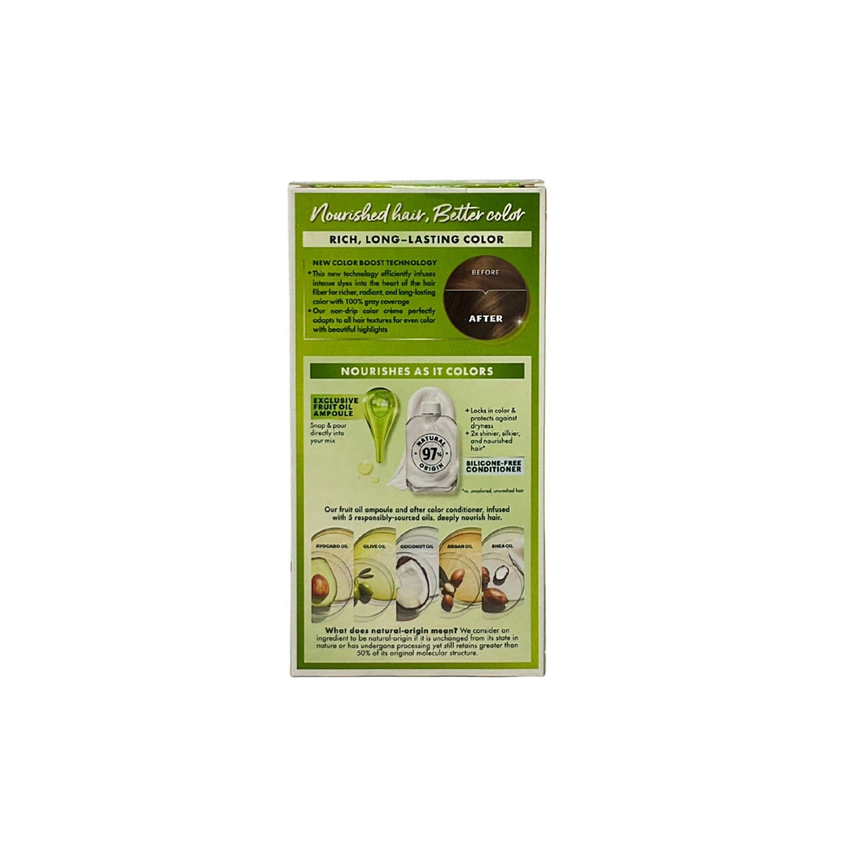 Garnier Nutrisse Nourishing Hair Color Creme,#50 Medium Natural Brown, 1 Kit
