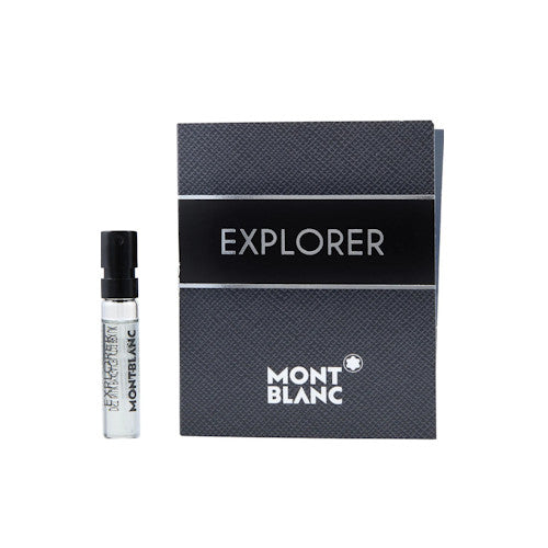 Explorer by Mont Blanc 0.06 oz EDP Vial Cologne for Men Brand New