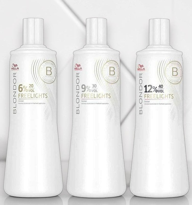 Wella Blondor Freelights Developer 33.8 oz 1000 ML -CHOOSE your volume