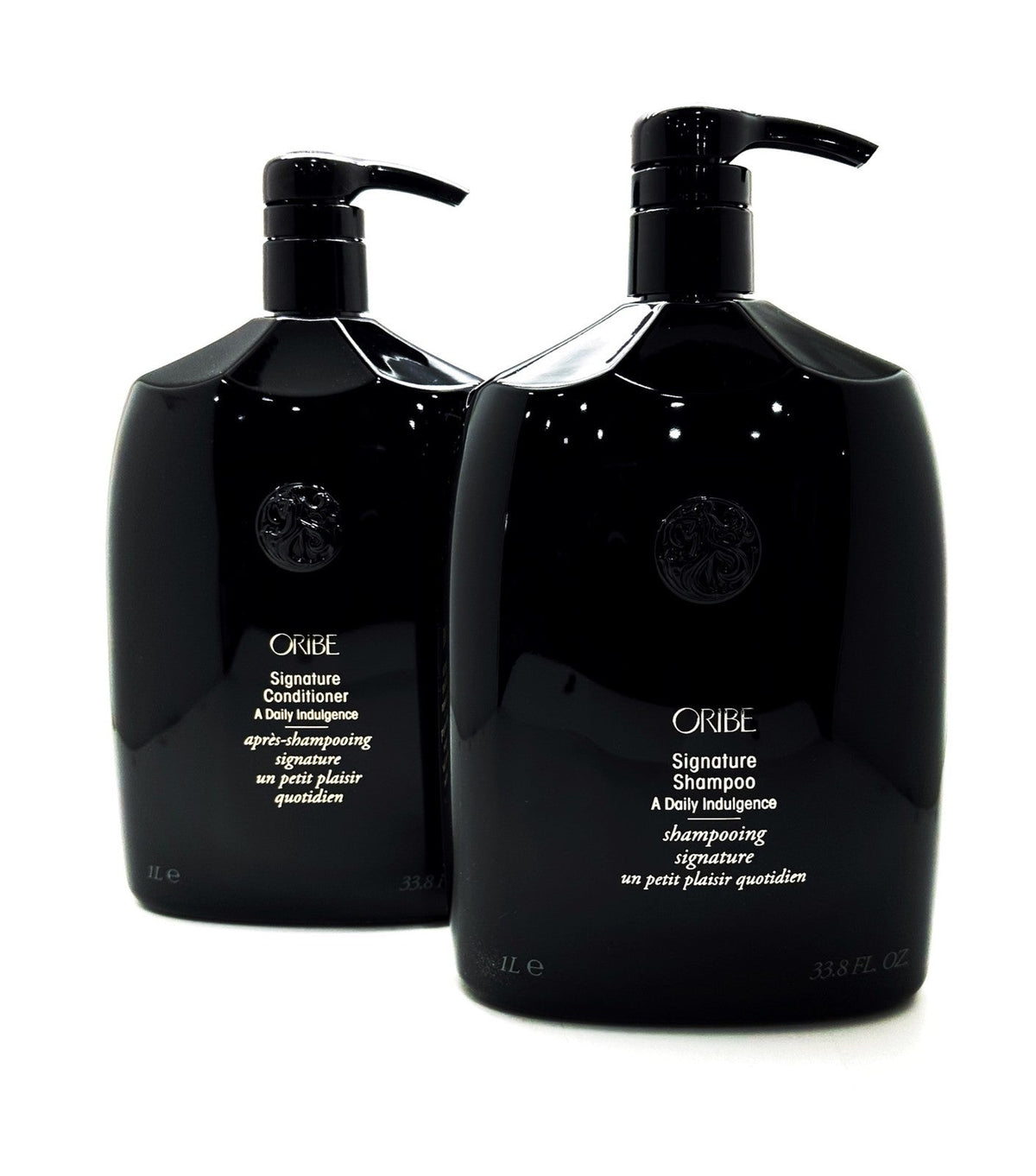 Oribe Signature Shampoo & Conditioner Liter Duo 33.8 oz Pumps