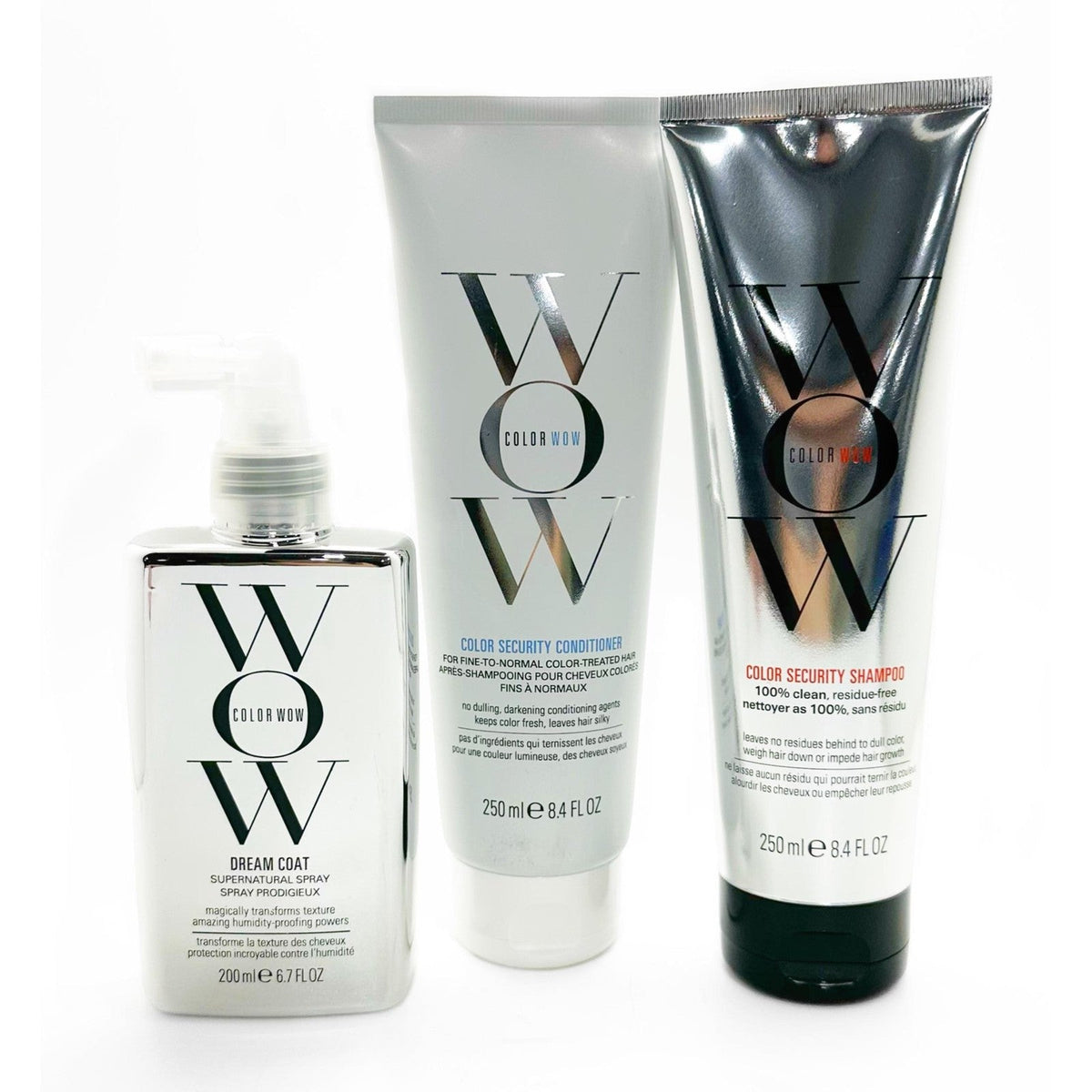 COLOR WOW Smooth and Sexy Party Hair Kit 3 PCS