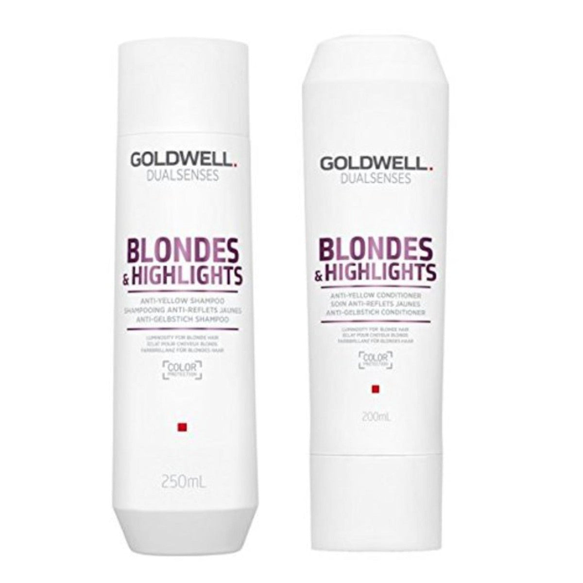 Goldwell Dualsenses Blondes Highlights Anti-Yellow Shampoo&Conditioner 10.1oz